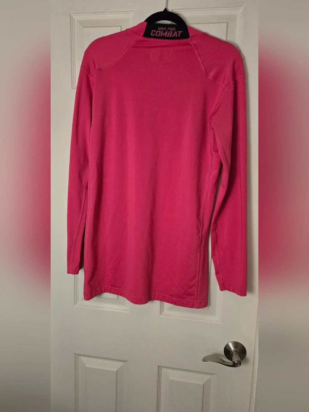 Nike Pink Pro Combat Dri-Fit Compression Top